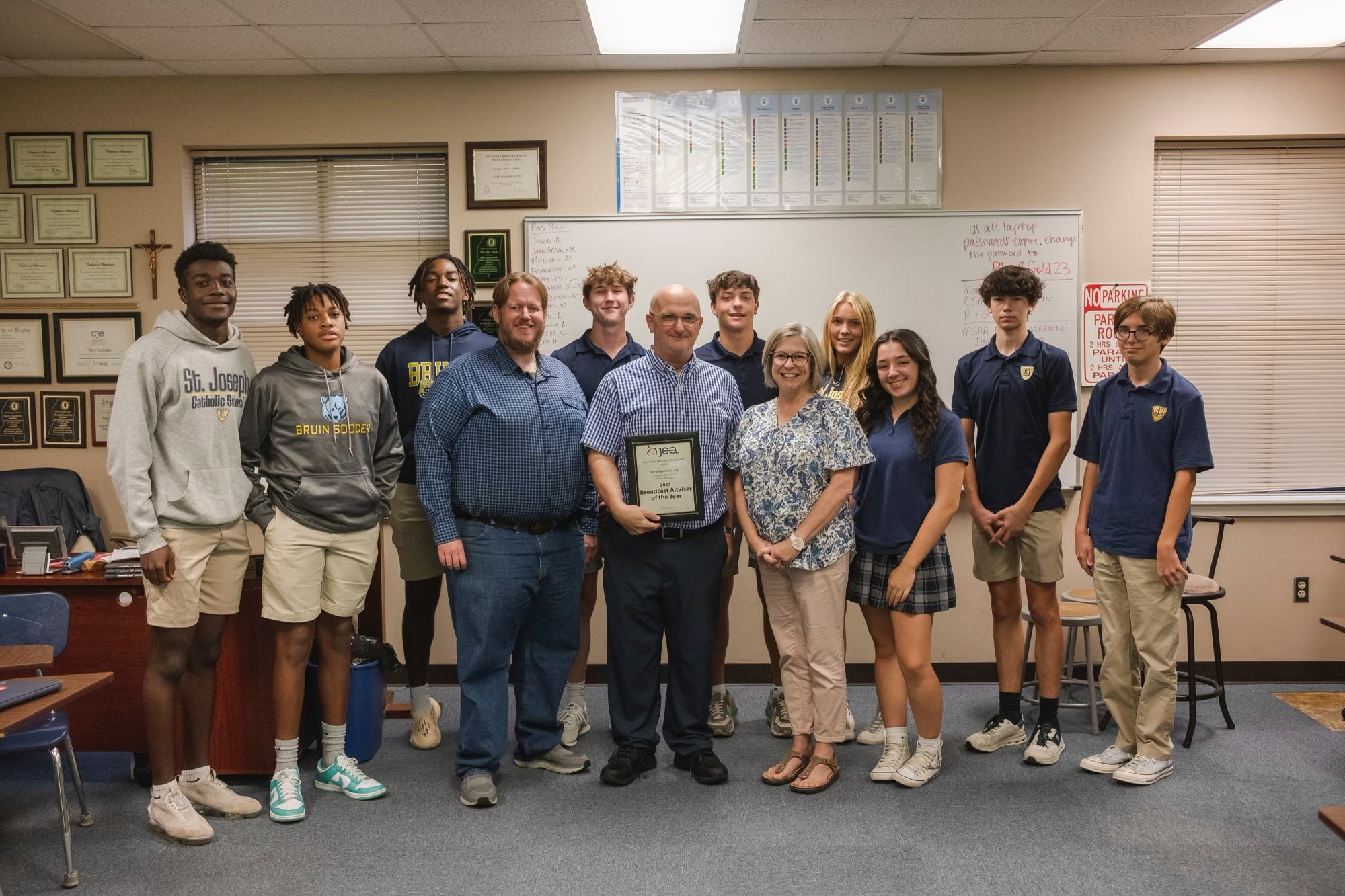 St. Joe Journalism Teacher Cassreino Named National Broadcast Adviser of the Year