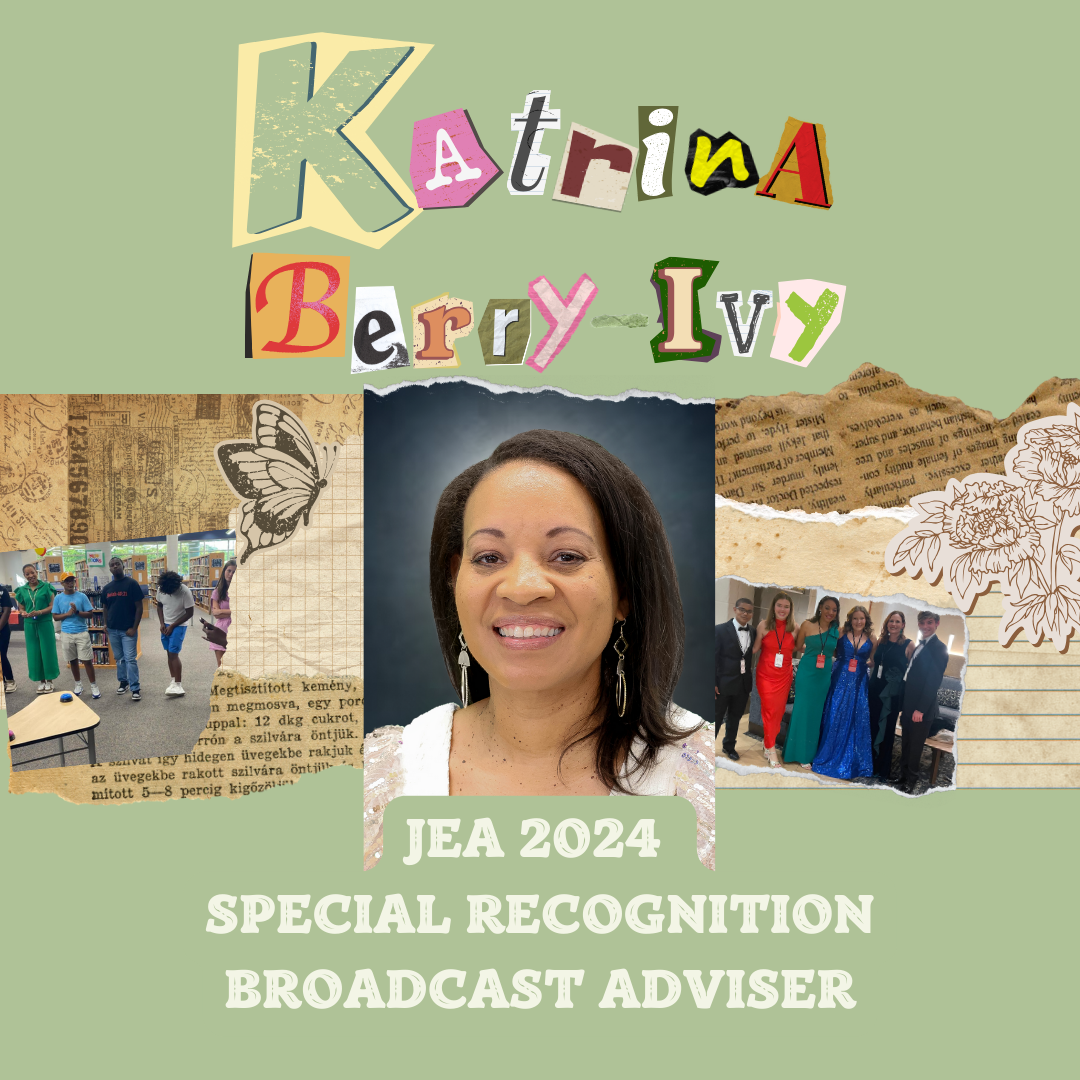 Berry-Ivy Receives JEA Broadcast Adviser Special Recognition